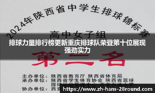 排球力量排行榜更新重庆排球队荣登第十位展现强劲实力